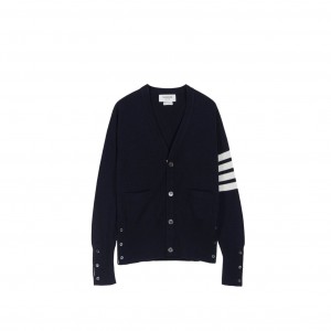 톰브라운 캐시미어 브이넥 가디건