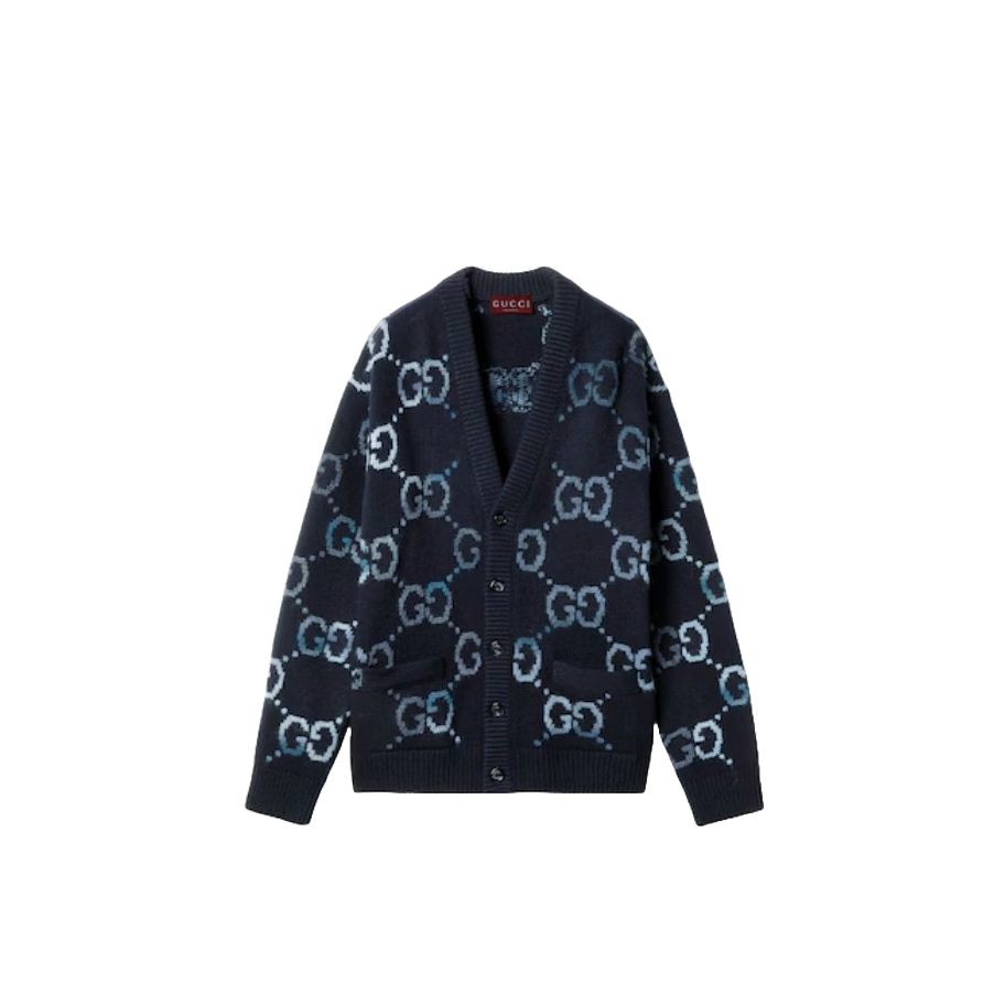 구찌 GG 인타르시아 울 가디건