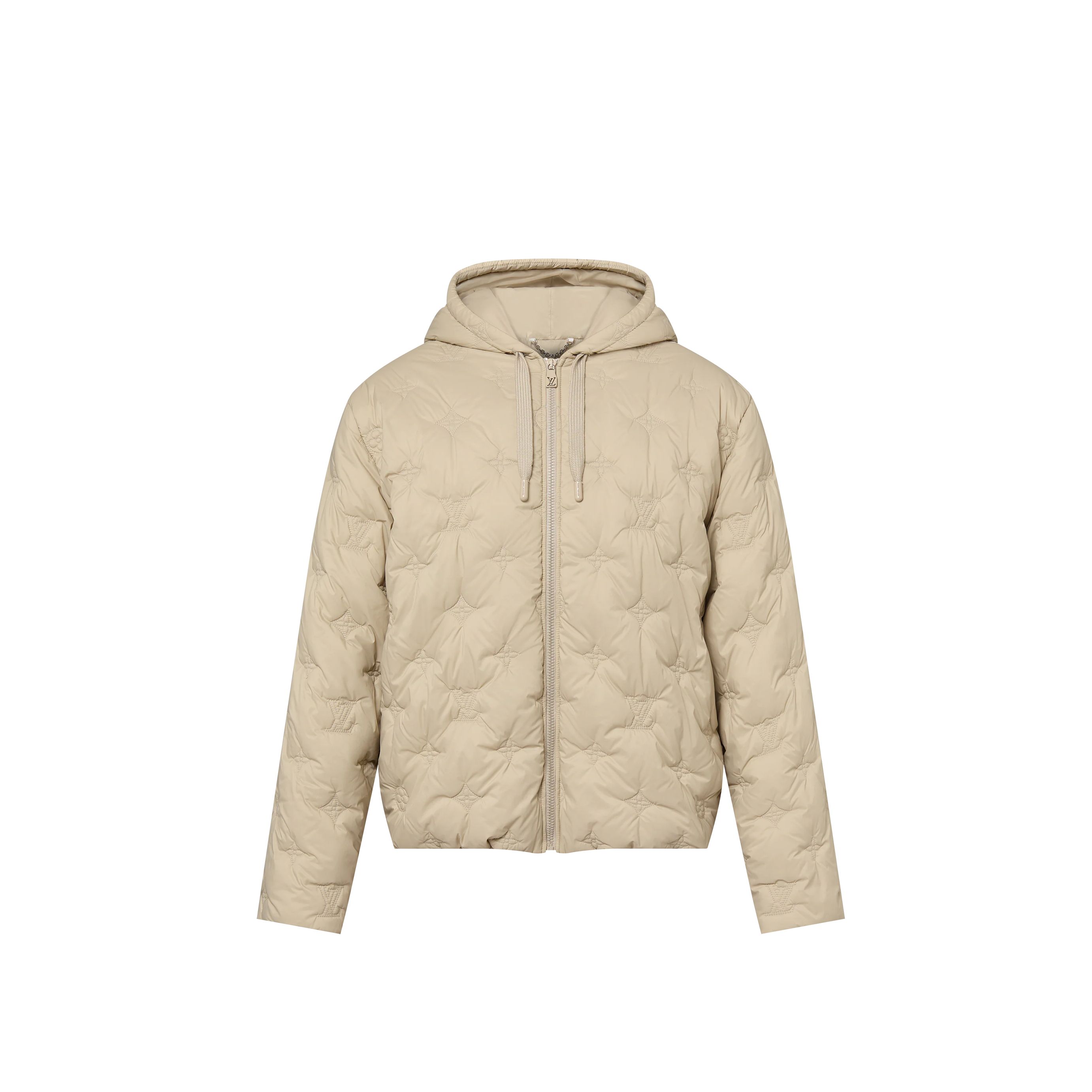 루이비통 모노그램 퀄티드 후드 블루종 다운자켓
