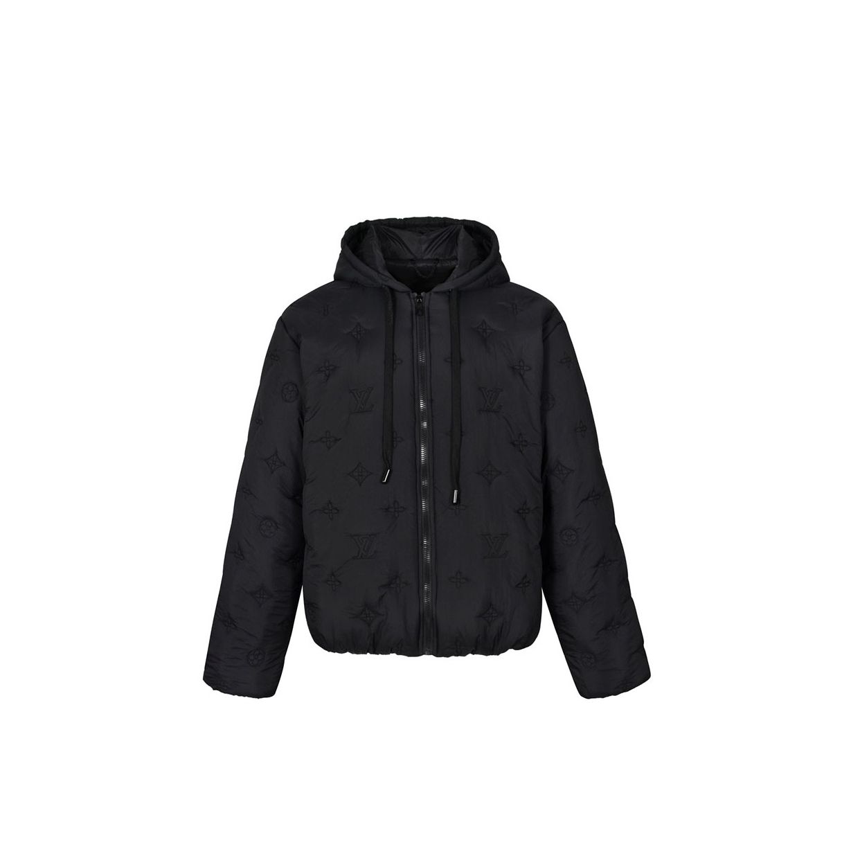 루이비통 모노그램 퀄티드 후드 블루종 다운자켓