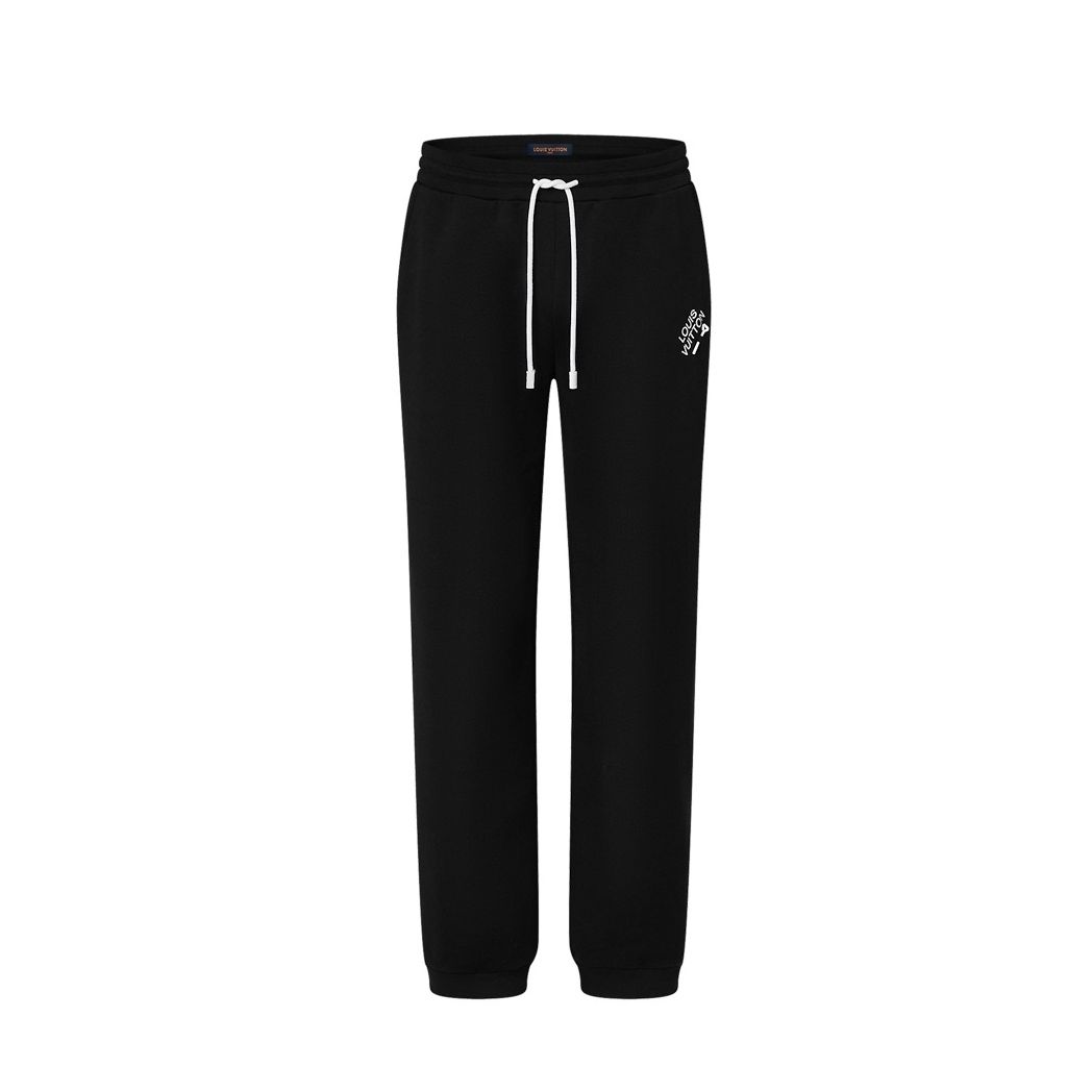 루이비통 엠브로이더리 스테이플 핀 자수 시그니처 팬츠