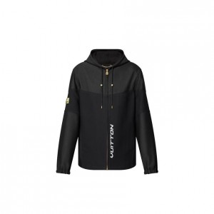 루이비통 테크니컬 후드 코튼 블루종 자켓