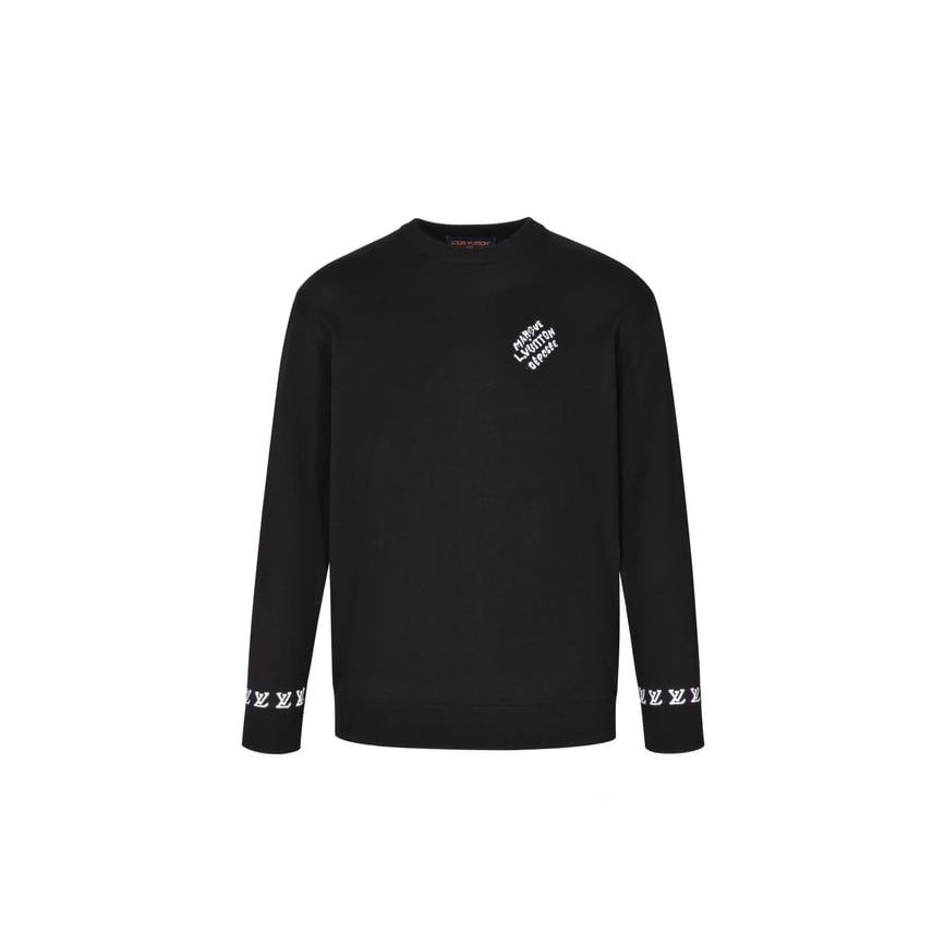 루이비통 코튼 니트 크루넥 맨투맨