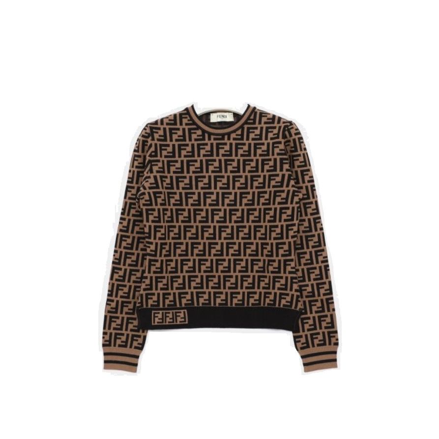 펜디 FF 자카드 풀오버 스웨터 니트
