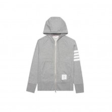 톰브라운 엔지니어드 사선 후드 집업