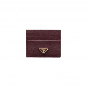 1MC025 프라다 사피아노 카드지갑
