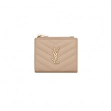 575879 생로랑 모노그램 지퍼 2단 반지갑