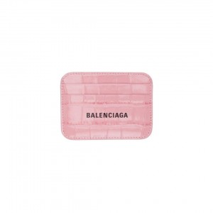 593812 발렌시아가 크로커다일 앰보스 카드지갑