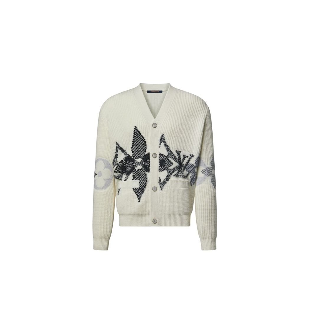 루이비통 그래픽 니티드 가디건