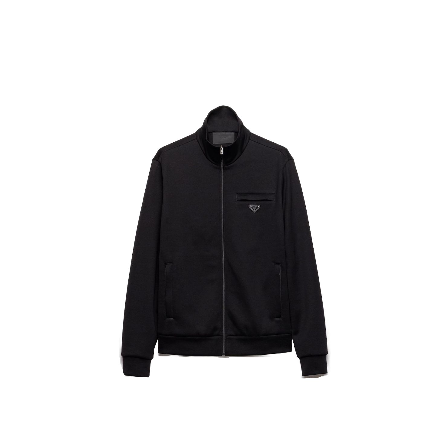 프라다 테크니컬 코튼 블루종 집업 자켓